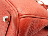 Hermes Birkin 30 Sanguine Red Orange Togo Palladium Handbag Do0323lxcrxde