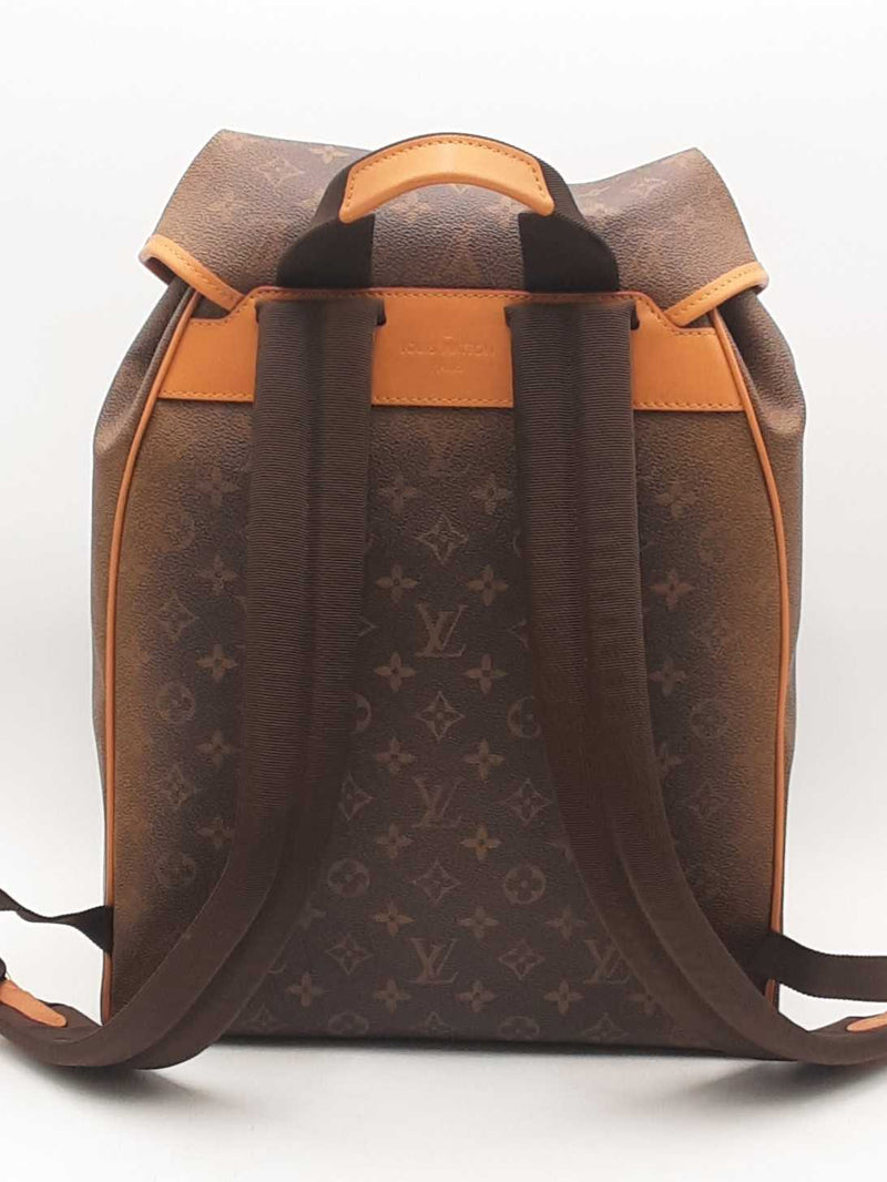 Louis Vuitton Monogram Montsouris Gm Brown Backpack Aa0925ozxzsa