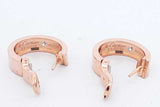 Cartier Love Hoop Earrings 18k Rose Gold With Diamonds 11.8 Grams Eb1024lxxzdu