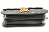 Christian Dior Black Leather Cannage Dioraddict Flap Shoulder Bag Eb1224cxzdu