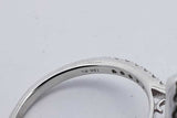 0.79cttw Diamond Ring In 10k White Gold 3.3 Grams Size 5.5 Eb0526lersa