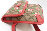 Gucci Supreme Monogram Gg Apple Motif Belt Bag Size 85/34 Eb0926worde