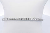 4.64ctw Lab Grown Diamond Tennis Bracelet Sterling Silver 7.6g Eb0425crxdu