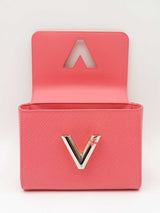 Louis Vuitton Twist Pm Bloom Handbag In Coral Pink Epi Leather Fw1026olrxdu