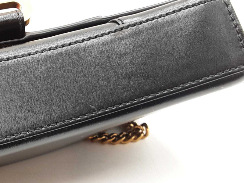 Balenciaga 2022 Hourglass Wallet With Chain In Black Leather Fw0o725pzxdu