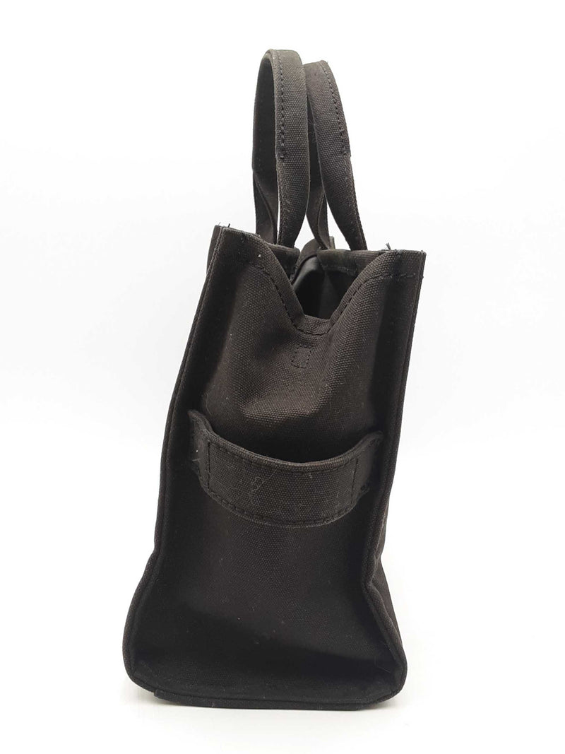 Marc Jacobs The Tote Bag Black Canvas Hand Bag Sd1025orsa