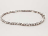 5.13 Cttw Lab Grown Diamonds 14k Wg 5.13g Tennis Bracelet 6.75 In Do0326lpxzde