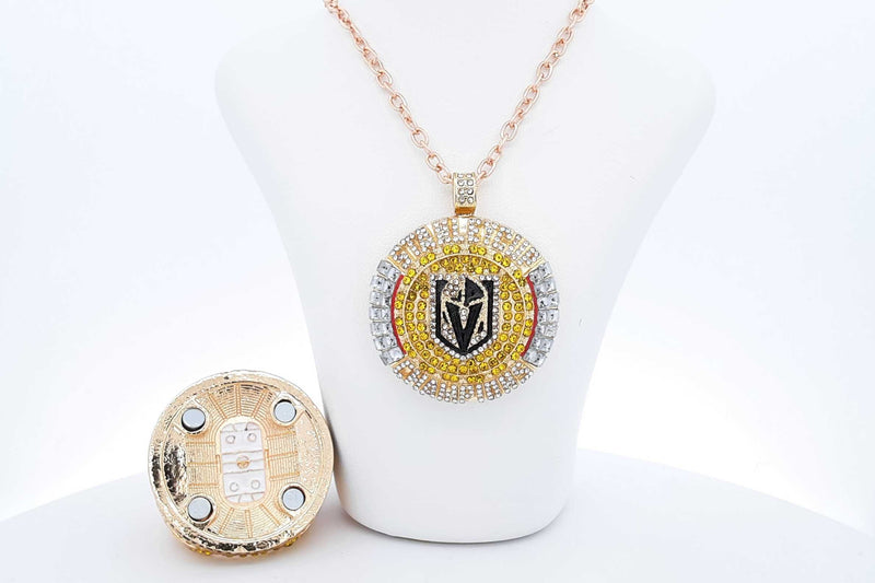 Replica Vegas Golden Knights Stanley Cup Ring / Pendant Chain