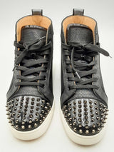 Christian Louboutin Patent & Mesh Lou Spikes Orlato Sneakers Size 43 Eb1224oxzsa