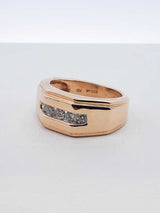 0.50 Cttw Channel-set Diamond & 14k Gold Band 10.2 Grams Size 8 Fw0625izxdu