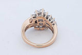 1.2cttw Diamond Ring In 14k Yellow Gold 8.8 Grams Size 5 Eb0926sxzde