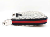 Gucci Attaché Shoulder Bag In Beige & Navy Gg Supreme Coated Canvas Fw0626erzdu