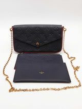 Louis Vuitton Dark Blue Monogram Empriente Felicie Pochette Eb0926lorxde