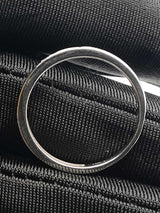 0.13 Cttw Diamond & 10k White Gold Channel Wedding Band 1.2g Size 7 Fw0426irdu