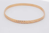 22k Yellow Gold Bangle Bracelet 15.3 Grams Eb0426lwxzsa