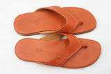 Hermès Thong Sandals In Orange H Leather Size 12 Fw0926rxzdu
