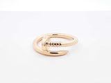 Cartier Juste Un Clou Ring In 18k Yellow Gold 9.5 Gram Size 63/10.25 Fw0526exzde