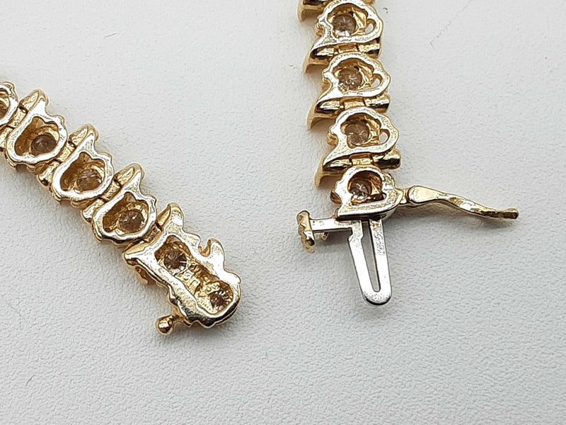 3.5 Cttw Diamonds 14k Yellow Gold 18.7g Tennis Bracelet 6.5 In Do0725llwxde