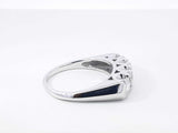 1.60 Cttw Diamond & 14k White Gold Anniversary Ring 6.3 Gram Size 9 Fw0926llzxdu