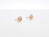 Gucci Running Gg Stud Earrings In 18k Yellow Gold 1.9 Grams Fw0925llzdu