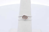 Gucci Interlocking G Sterling Silver Ring 1.9 Grams Gucci Size 13 Eb0626lxzde