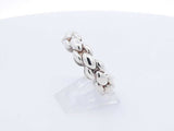 King Baby Sterling Silver Infinity Link Ring 9.6 Grams Size 12.75 Fw0425pzdu