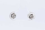 1.1ctw Diamond Stud Earrings In 14k White Gold 0.7 Grams Eb0225crxdu