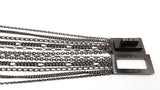 Chanel Turnlock Multi Strand Chain Belt In Black Metal Finish Fw0926wrzdu