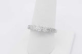 0.71cttw Diamond Ring In 10k White Gold 2.6 Grams Size 8 Eb0426wxzsa
