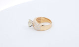 18k Yellow Gold 3.47ctw Diamond Ring Size 5.75, 8.2 Grams Eb0324oxxzdu