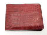 Louis Vuitton Red Crocodile Leather Bifold Wallet Do0926ixzde