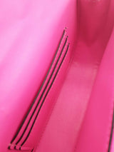 Versace Virtus Quilted Hot Pink Leather Crossbody Bag Eb0826erxde