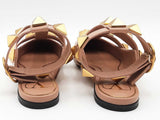 Valentino Roman Stud Ankle Strap Heel Beige Size 38 Aa0626lrzsa