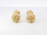 Tiffany & Co. Schlumberger Rope Knot Cuff Links In 18k Gold 14 Gram Fw0826lxzxd7