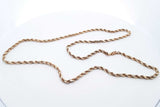 14k Yellow Gold Rope Chain 27.6 Grams 24 Inch Eb1024sxzsa