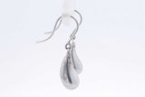 Tiffany & Co. Elsa Peretti Tear Drop Sterling Silver Earrings 4.3g Eb0725wxdu