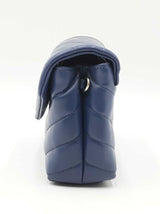 Yves Saint Laurent Loulou Toy Bag In Quilted Denim Blue Leather Fw0926wrxdu