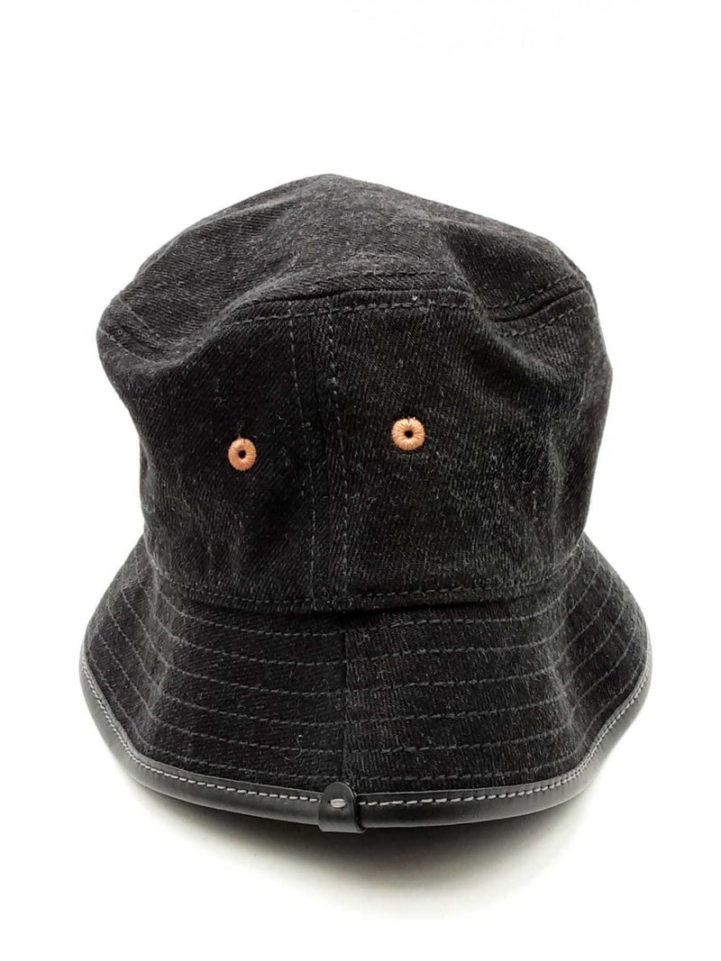 Coach New York Black Denim Bucket Hat Eb0524oxsa