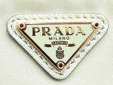 Prada Duet Bucket Bag In Acqua Green Renylon & Saffiano Leather Fw0326ixzdu