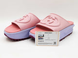 Gucci Miami Interlocking G Platform Slide Sandals Size 36 Sd0926rrdu