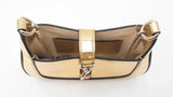 Gucci Jackie Notte Mini Gold Metallic Leather Crossbody Bag Sd0426szxdu
