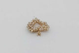 1.1cttw Diamond Pendant In 14k Yellow Gold 2.3 Grams Eb0926orxsa