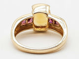 Citrine Rubies 10k Yellow Gold 4.5g Ring Size 7 Do0626oerde