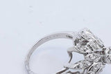 Diamond Ring In 14k White Gold 4.6 Grams Size 7 Eb1125orxde