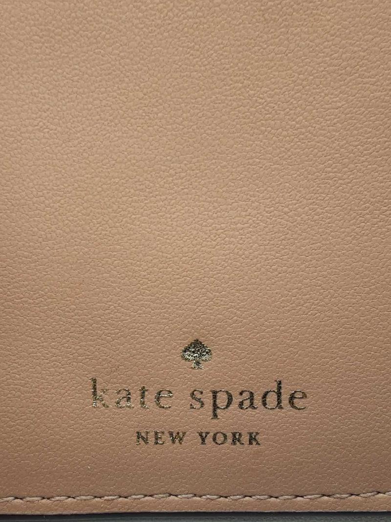 Kate Spade Madison Large Slim Wallet In Meringue Saffiano Leather Fw0625lxdu