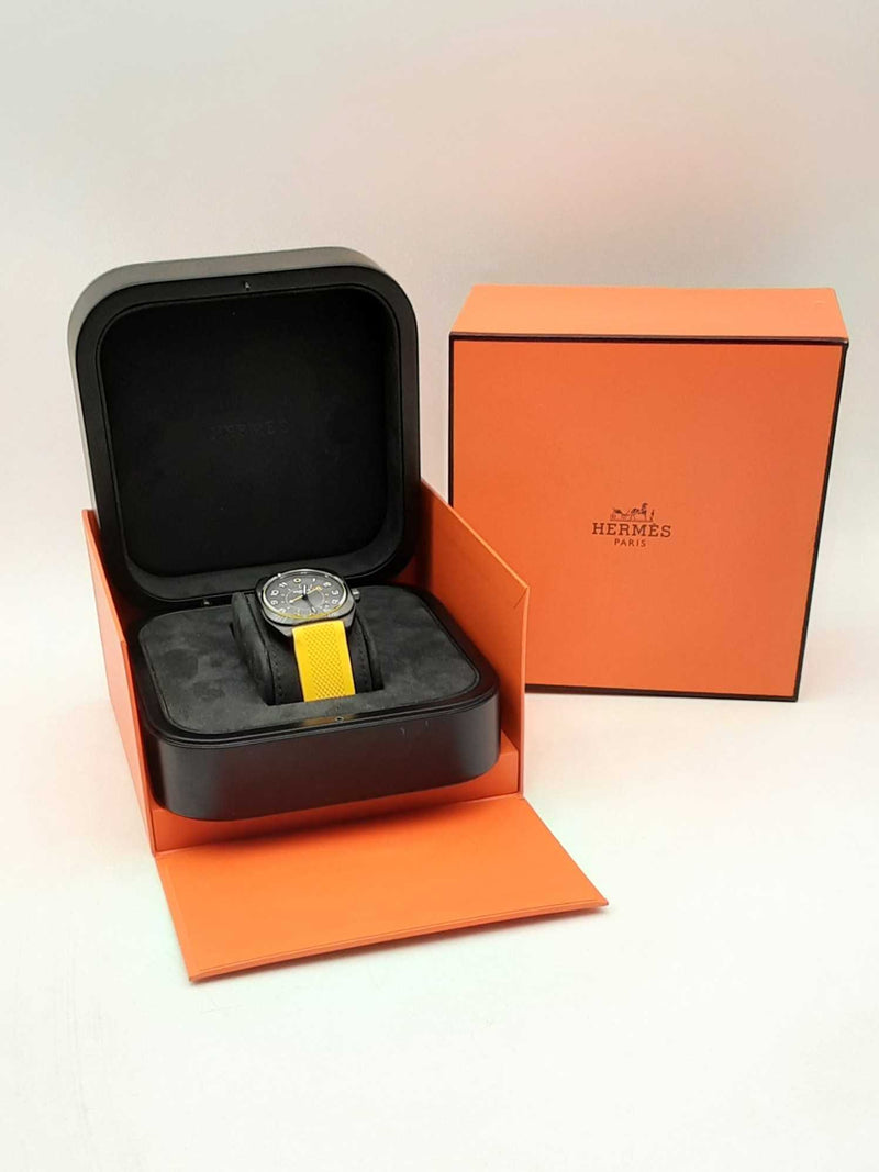 Hermes 39mm Ho8 Titanium Automatic Watch Sd0125wozxsa