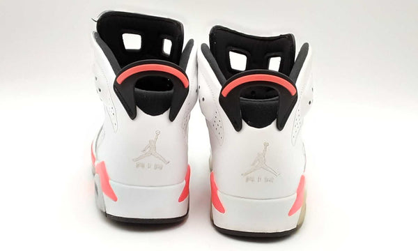 Nike Air Jordan 6 Retro Infrared White Sneakers Size 9.5 Ebcxsa 144010003528