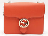 Gucci Interlocking G Crossbody Orange Handbag Aa0826orzsa