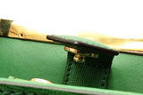 Fendi 2jours Green Leather Tote Bag Eb0826pxzsa