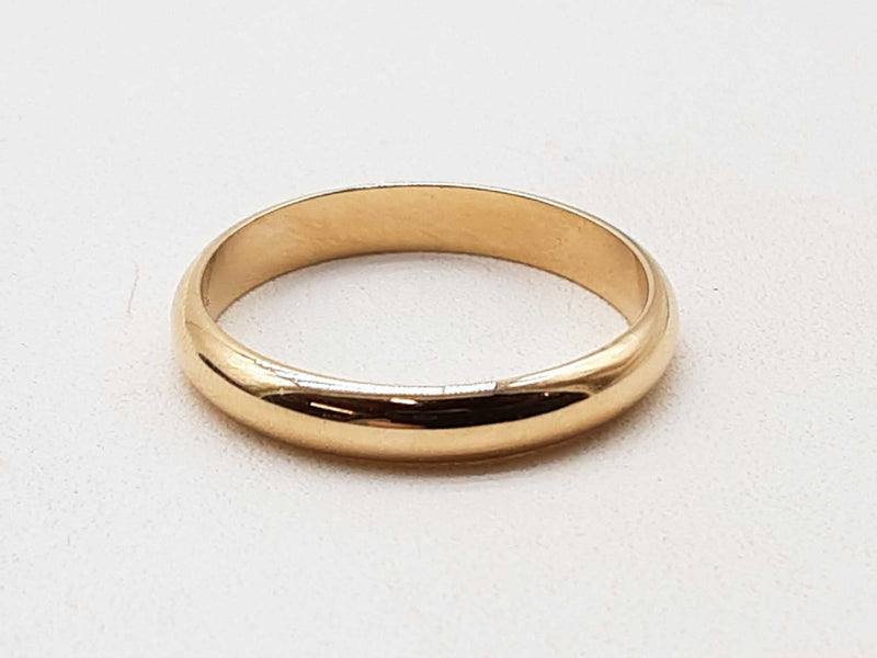 14k Yellow Gold 4.4g Band Ring Size 11.5 Do1024lwxde